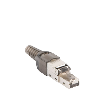 Plug RJ45 Blindado Categoría 6A -Sin herramienta, para terminación en campo