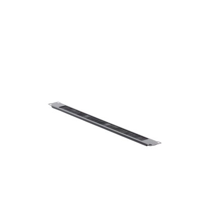 Panel ciego tipo cepillo color Negro, 19in 1UR