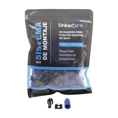 Kit de Montaje Rápido para Equipos en Rack / No más Tuercas Enjauladas / Soporta hasta 50 kg (50 Piezas)