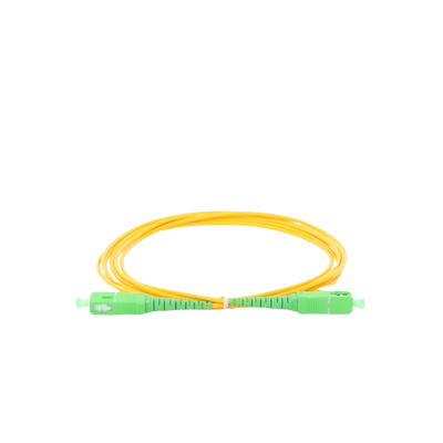 Jumper de Fibra Óptica Monomodo SC/APC-SC/APC Simplex de 2 metros, 2mm