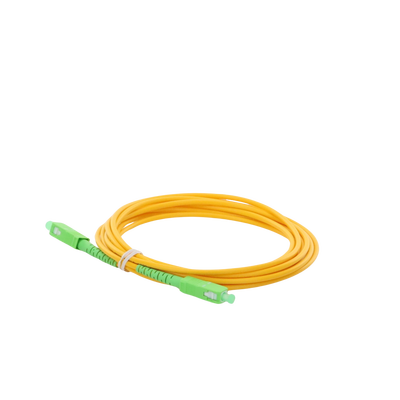 Jumper de Fibra Óptica Monomodo SC/APC-SC/APC Simplex de 2 metros 3mm