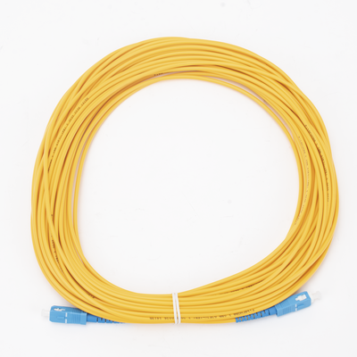 Jumper de Fibra Óptica Monomodo SC/UPC-SC/UPC Simplex de 10 metros, 3mm