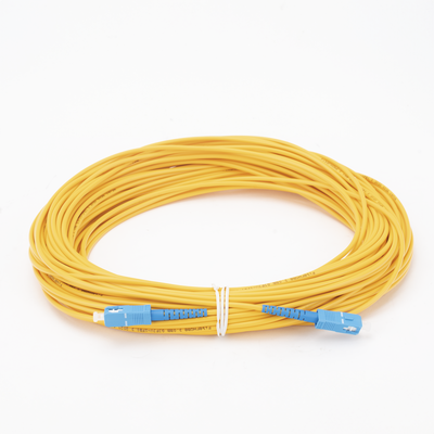 Jumper de Fibra Óptica Monomodo SC/UPC-SC/UPC Simplex de 30 metros, 3mm