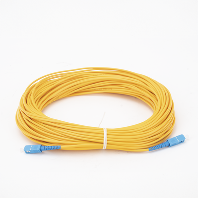Jumper de Fibra Óptica Monomodo SC/UPC-SC/UPC Simplex de 40 metros, 3mm