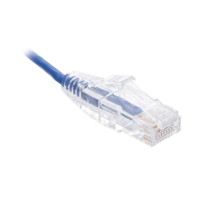 Cable de Parcheo Slim UTP Cat6 - 1.5 m Azul Diámetro Reducido (28 AWG)