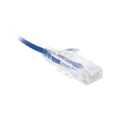 Cable de Parcheo Slim UTP Cat6 - 3 m Azul Diámetro Reducido (28 AWG)