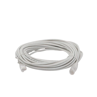 Cable de Parcheo Slim UTP Cat6A - 1 m Blanco, Diámetro Reducido (28 AWG)