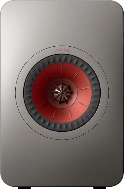 KEF LS50META Altavoz de estantería Bass reflex de2 vías, HiFi con tecnología de absorción de metamateriales (MAT) Salida máxima: 106 dB. Potencia del amplificador (recomendado): 40-100 W. Disponible en colores Blanco, Negro, Gris, Rojo. 1 PAR