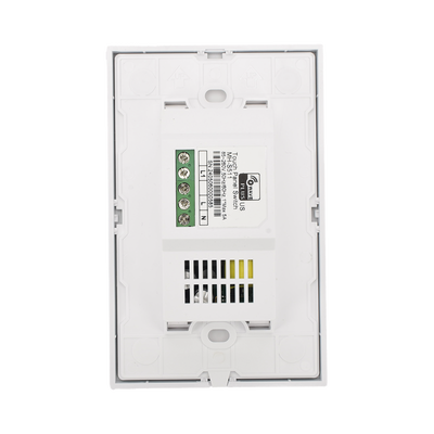 (ZWAVE) Interruptor On/Off panel táctil touch inalámbrico Zwave Plus 1 boton. Compatible con Hubitat HC8, Álula M2M, otro