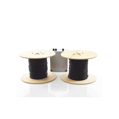 MICALERT Cable Sensor para Paredes, Rejas Rigidas o barandales / 2 zonas de 305 metros / 610 Metros de Protección Total/Tarjeta LPU400/Calibración via software