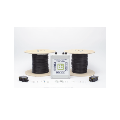 MICALERT Cable Sensor para Paredes, Rejas Rigidas o barandales / 2 zonas de 305 metros / 610 Metros de Protección Total/Tarjeta LPU400/Calibración via software