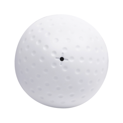 Micrófono omnidireccional, tipo pelota de golf, con distancia de recepción de 10 - 100 m cuadrados.
