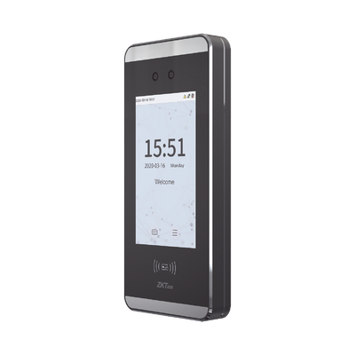 Terminal de reconocimiento Facial para 3,000 usuarios / Lector de tarjetas EM / Compatible con ZKBioCVAccess y ZKBioCVsecurity