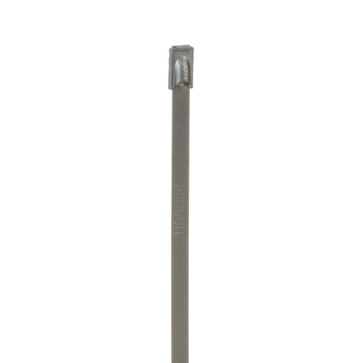 Cincho PanSteel de Acero Inoxidable Tipo 304, 127mm largo x 4.6mm ancho, Color Metálico, Paquete de 100pz