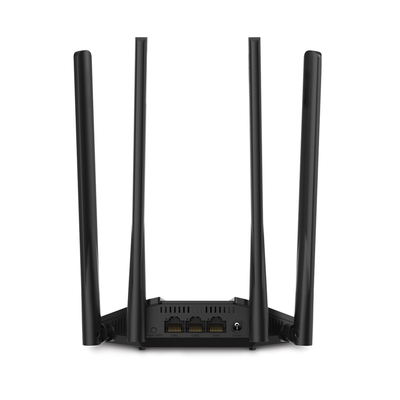 Router inalámbrico AC1200 / 2 Puertos LAN 10/100/1000 / 1 Puerto WAN 10/100/1000 / Tecnología MU-MIMO y Beamforming / 4 Antenas de 5 dBi