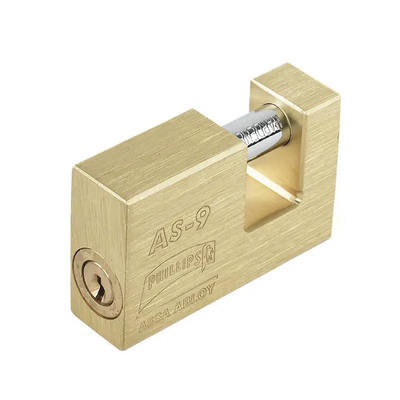 Candado para Cortina #9 / Opera con 11 pernos de combinación / Alta seguridad.