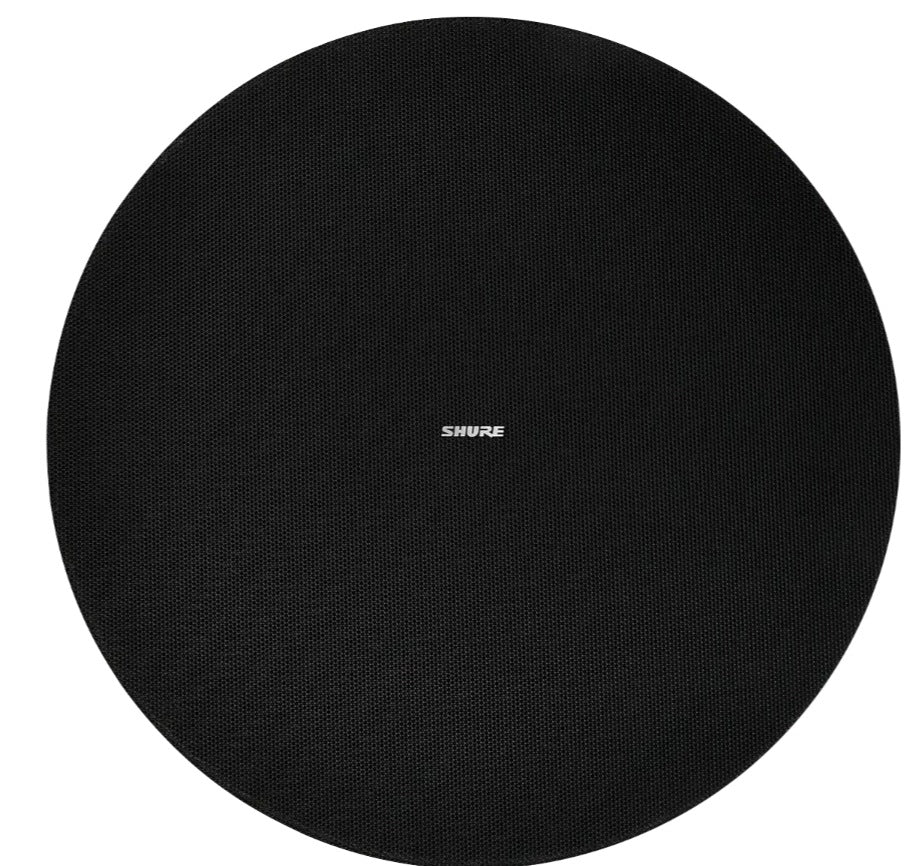 SHURE MXP-5B Altavoz pasivo de montaje en techo, baja profundidad,  Los altavoces Microflex están diseñados para conferencias, al combinarse con micrófonos, DSP y amplificadores del ecosistema Microflex, ofrecen un sonido envolvente COLOR NEGRO