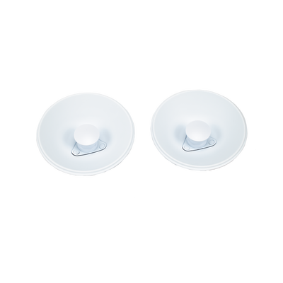 Par de Antenas Modulares Dual Slant, 4.9 - 6.4 GHz, Dimensiones (27 cm), Apertura 45°, Ganancia de 20 dBi, Diseñadas para radio C5x