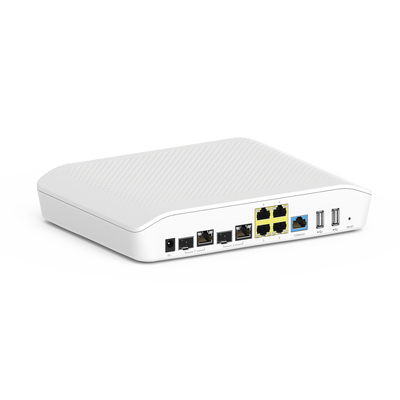 Router/Firewall, con función SD-WAN NSE3000 / 2 puertos WAN Gigabit + 2 SFP combo / 4 puertos LAN Gigabit / Detección de Amenazas/ Bloqueo de Aplicaciones / Administración desde la Nube con cnMaestro / Hasta 1,000 dispositivos
