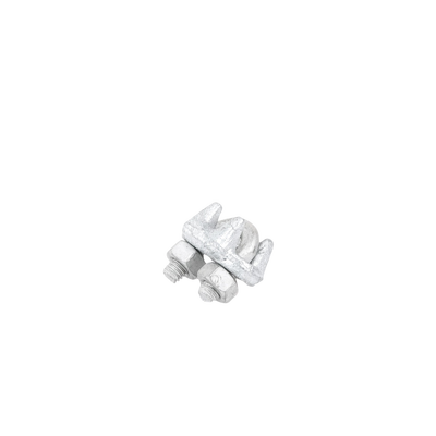 Nudo/ Perro/ Abrazadera Acero Forjado para Cable de 1/4" Galv. por Inmersión en Caliente.