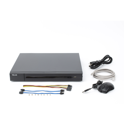 NVR 8 Megapixel (4K) (Compatible con Cámaras AcuSense) / 16 Canales IP / 16 Puertos PoE+ / 2 Bahías de Disco Duro / HDMI en 4K