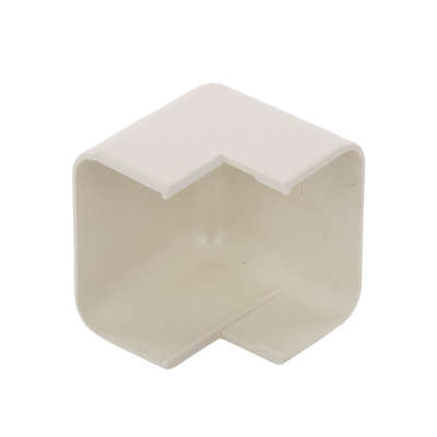 Esquinero exterior, para uso con canaleta LD10, material ABS, Color Blanco Mate