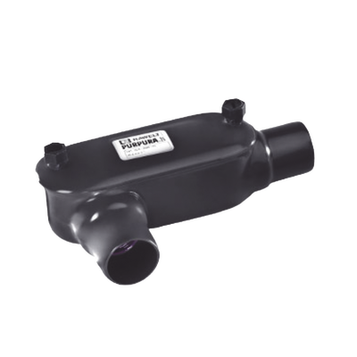 Caja Ovalada tipo LR con Recubrimiento Exterior de PVC de 1 1/2" (38.1 mm).