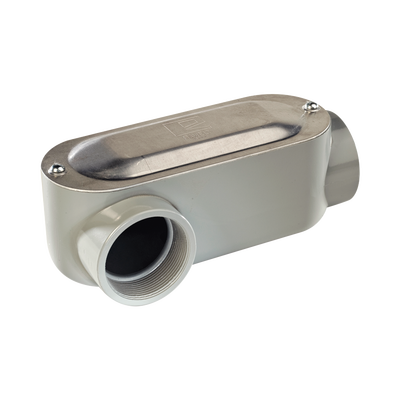 Caja Oval Roscada tipo LR de 3/4" (19.05 mm) / Incluye tapa y tornillos.