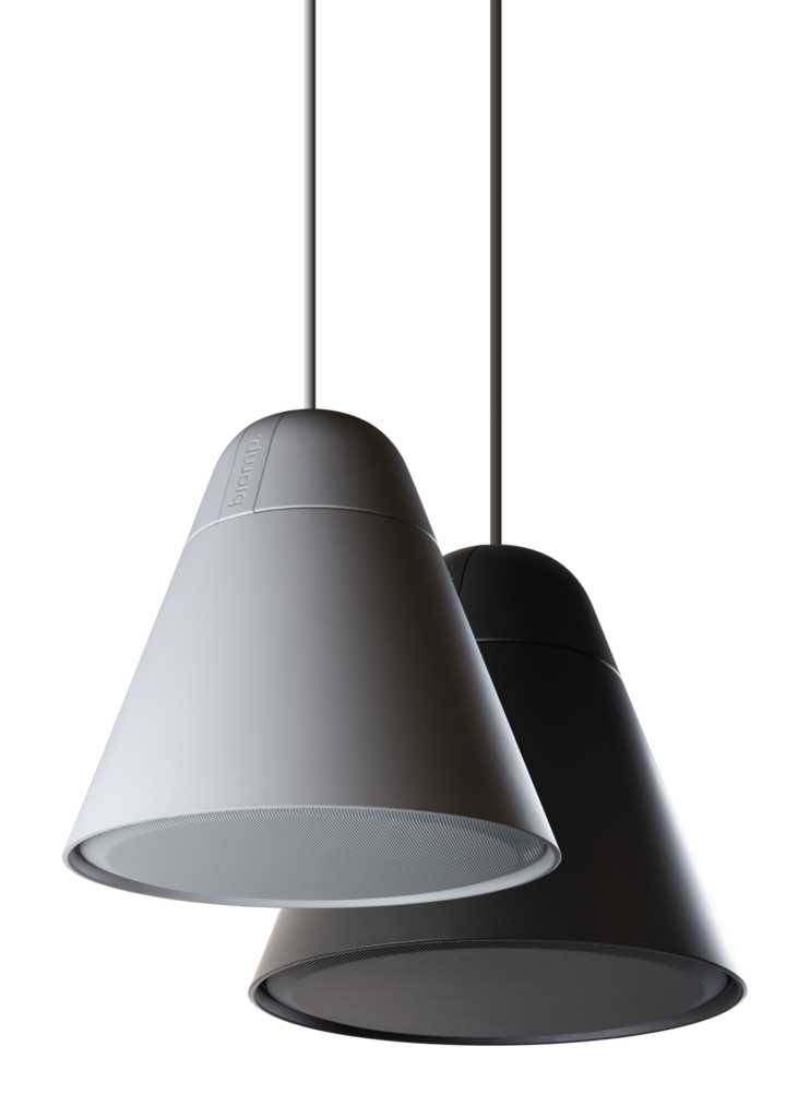 BIAMP Desono P30DT-BL Altavoz colgante negro de 4,25 pulgadas, de 2 vías, de 70 V/100 V o 16 ohmios de baja impedancia. 50W continuos, 200W pico 1 PIEZA