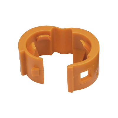 Kit de 25 Clips de Identificación Para Patch Cords, Compatible con Diámetros de 4.7 a 7.8 mm, Color Naranja