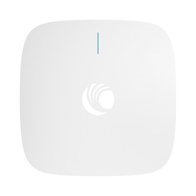 Punto de Acceso Wi-Fi para interior / Omnidireccional cnPilot e410 / Doble banda (2.4 y 5 Ghz) / MU-MIMO 2x2 / Antena Beamforming / Hasta 256 Clientes / Hasta 1.2 Gbps / Gestión centralizada desde nube cnMaestro
