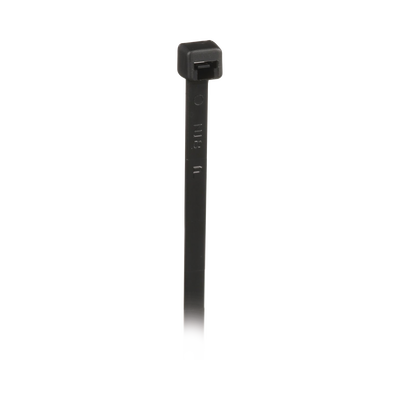 Cincho de Nylon 6.6, 203mm largo x 3.6mm ancho, Color Negro. Paquete de 1000 Piezas