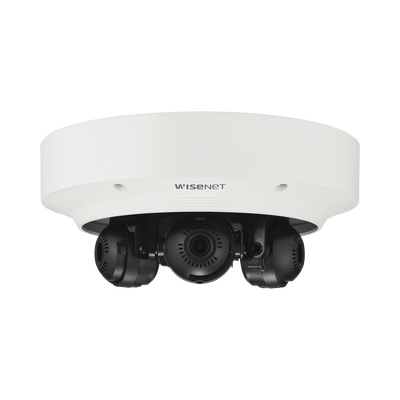Cámara IP Multisensor 6MP ( 3 Sensores de 2MP) WDR 150 DB, Lente Motorizado 3 - 6 MM / HPOE / IP66 / IK10 / NEMA 4X