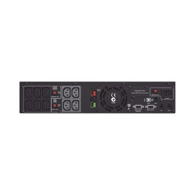 UPS de 1500 VA/1125 W, Topología Línea Interactiva, Entrada 220 Vca Tipo C14, Onda Senoidal Pura, Torre o Rack de 2 UR, Con 10 Tomas C13 de 220 Vca