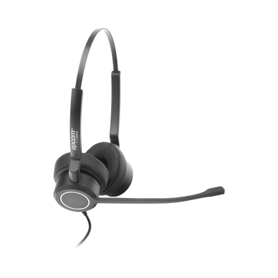 Audífonos USB de Diadema ESTÉREO con Audio HD / Micrófono con Cancelación de Ruido / Calidad para uso en Oficina