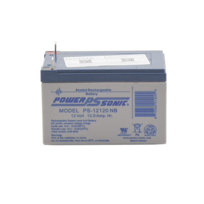 Batería 12V Recargable, 12AH, Para Respaldo, Tecnologías AGM/VRLA, 5 Años Vida Útil, Terminales tipo NB, Reconocida UL , Sin Mantenimiento, Sin Derrames