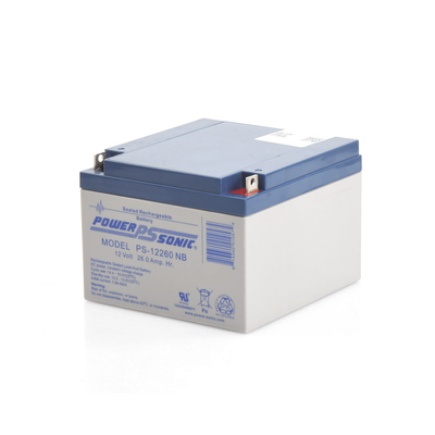 Batería 12V, 26AH, Para Respaldo, Tecnologías AGM/VRLA, 5 Años Vida Útil, Terminales NB, Reconocida UL