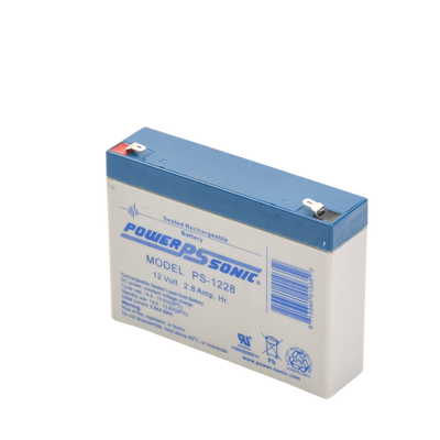 Batería 12V, 2.8AH, Para Respaldo, Tecnologías AGM/VRLA, 5 Años Vida Útil, Terminales F1, Reconocida UL