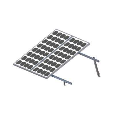 Montaje para Panel Solar, riel 2200mm para Módulos con espesor de 35mm o 40mm, Velocidad de Viento Max. 136km/h