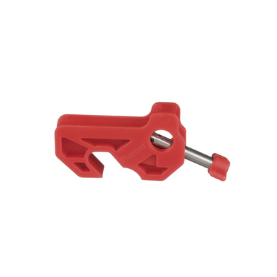 Bloqueador de Interruptor Termomagnético LOTO, tipo Riel DIN o Mini Interruptor. Color rojo