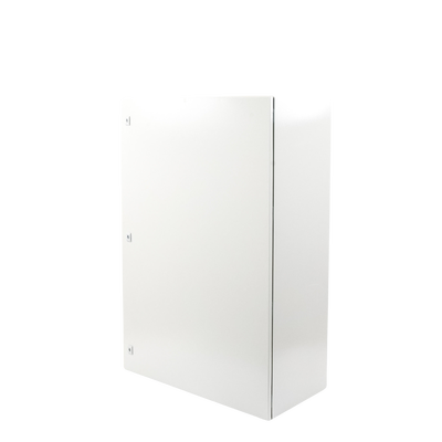 Gabinete de Acero IP66 Uso en Intemperie (800 x 1200 x 400 mm) con Placa Trasera Interior Metálica y Compuerta Inferior Atornillable (Incluye Chapa y Llave).
