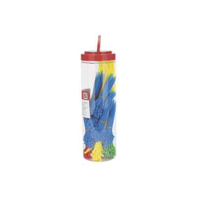 Kit de 1000 Cinchos Plásticos de 4 Diferentes Medidas y Colores