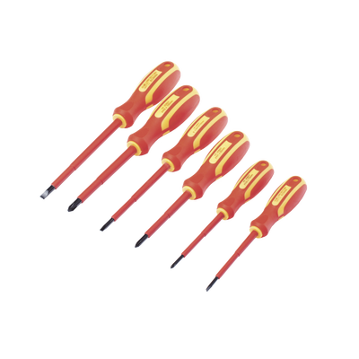 Juego de 6 desarmadores Aislados Bicolor 1000v