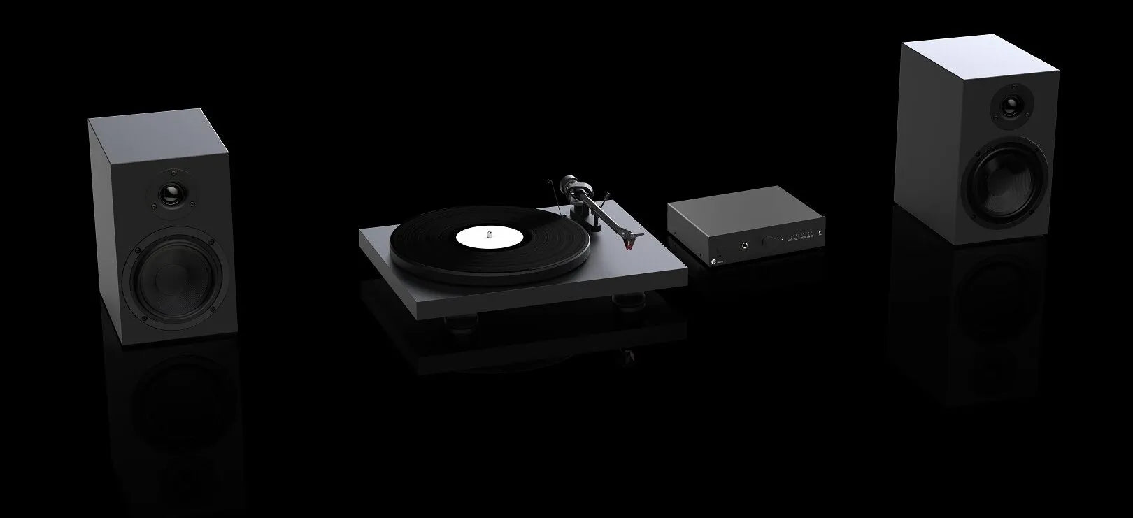 Tornamesa Pro-Ject Colourful Audio System 2 Satin Black