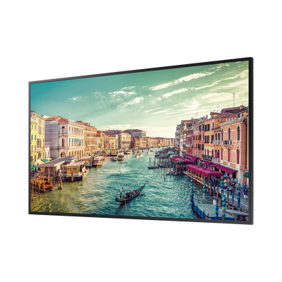 Pantalla Profesional de 85", Resolución UHD 3840X2160 PIX., Entradas de Video DVI / HDMI / DisplayPort / HDCP, Bocinas Integradas 10W. Compatible VESA