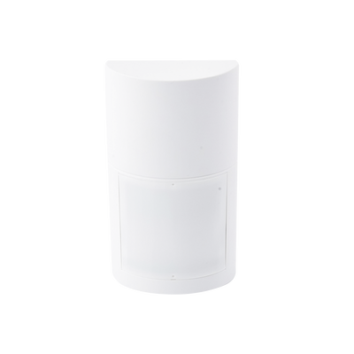 Detector de Movimiento Pasivo / Altura de montaje 0.8m a 2.7 m ajustable / Estándar Cableado / 100% Exterior / Compatible con cualquier panel de alarma