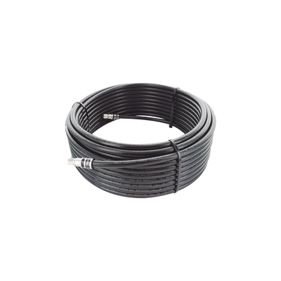 Jumper coaxial / Tipo RG58 / Color negro / Conectores BNC RFB11062ST / 29 Metros