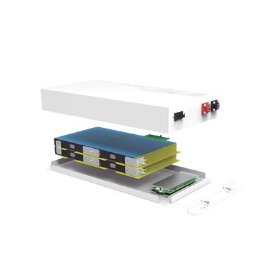 Batería de Litio Ciclo Profundo, 12.8 Vcc 100Ah LiFePO4 Case Metálico , Solar, Máximo 80 A de Descarga