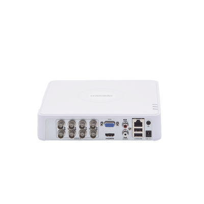 (AUDIO POR COAXITRON) DVR 8 Canales 2 Megapixel (1080p) Lite / 8 Canales TURBOHD + 2 Canales IP / 1 Bahía de Disco Duro / H.264+ / Salida de vídeo Full HD