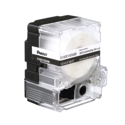 Casete de 125 Etiquetas Autolaminadas para cables 8-4 AWG 1 X 2.25"